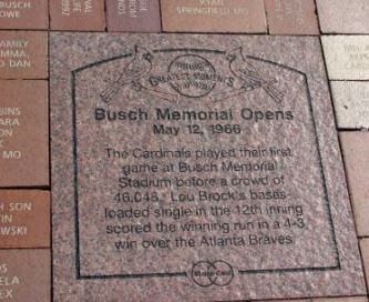 Busch Memorial Opens May 12, 1966