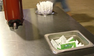 Picture of onions in packets.