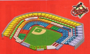 Camden Yards seat layout