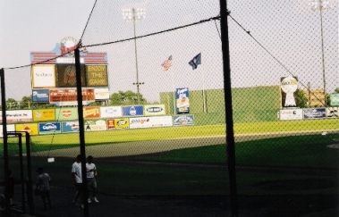 empty baseball field