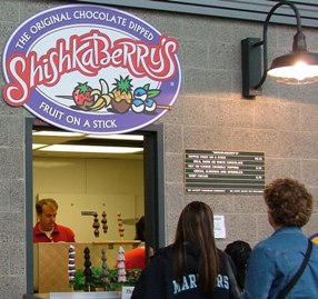 Shishkaberry stand