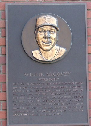 Willie McCovey Plaque