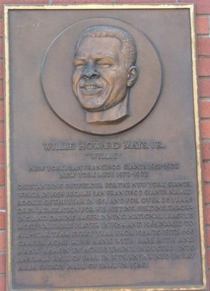 Willie Mays Plaque