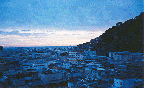 Rio at sunset